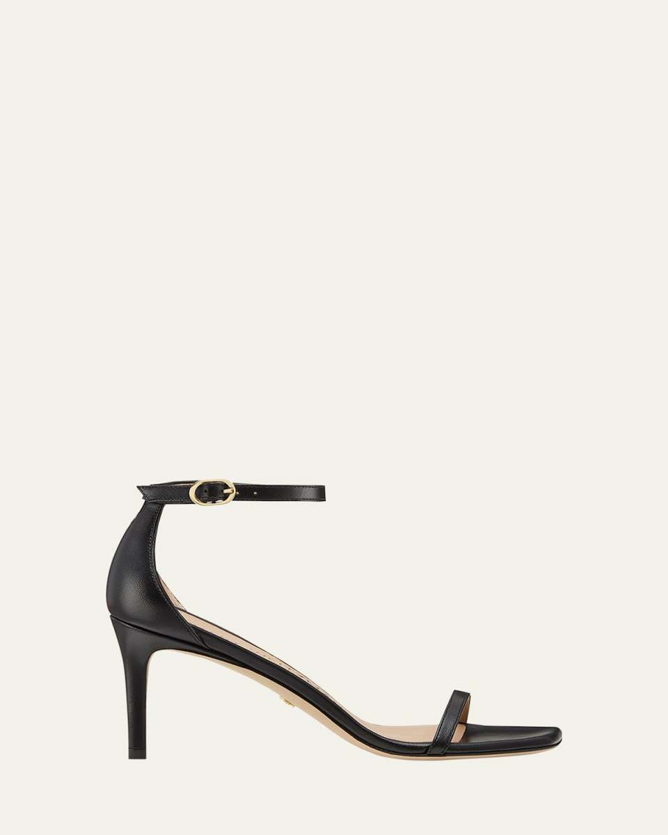 Nudistcurve Leather Ankle-Strap Sandals